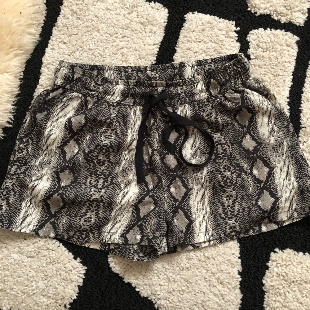 Snake Print Shorts